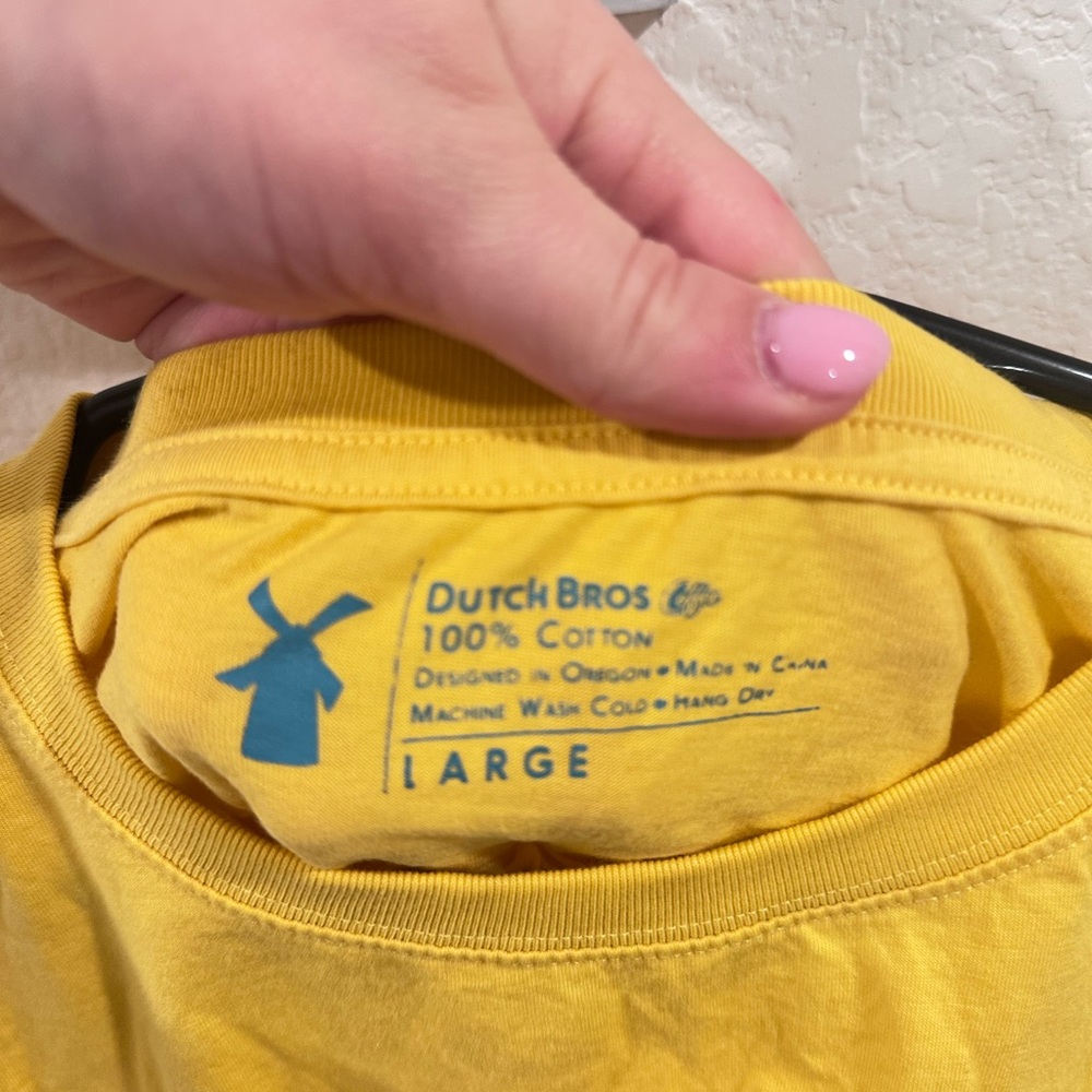 Dutch Bros Yellow Short Sleeve Tee - Picture 3 of 3